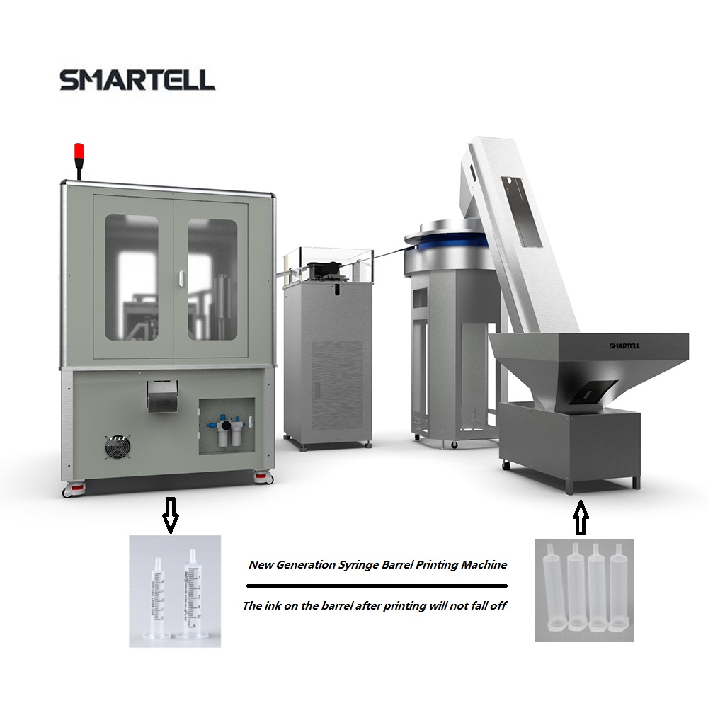 Machine d'impression de baril de seringue de nouvelle génération de traitement au plasma