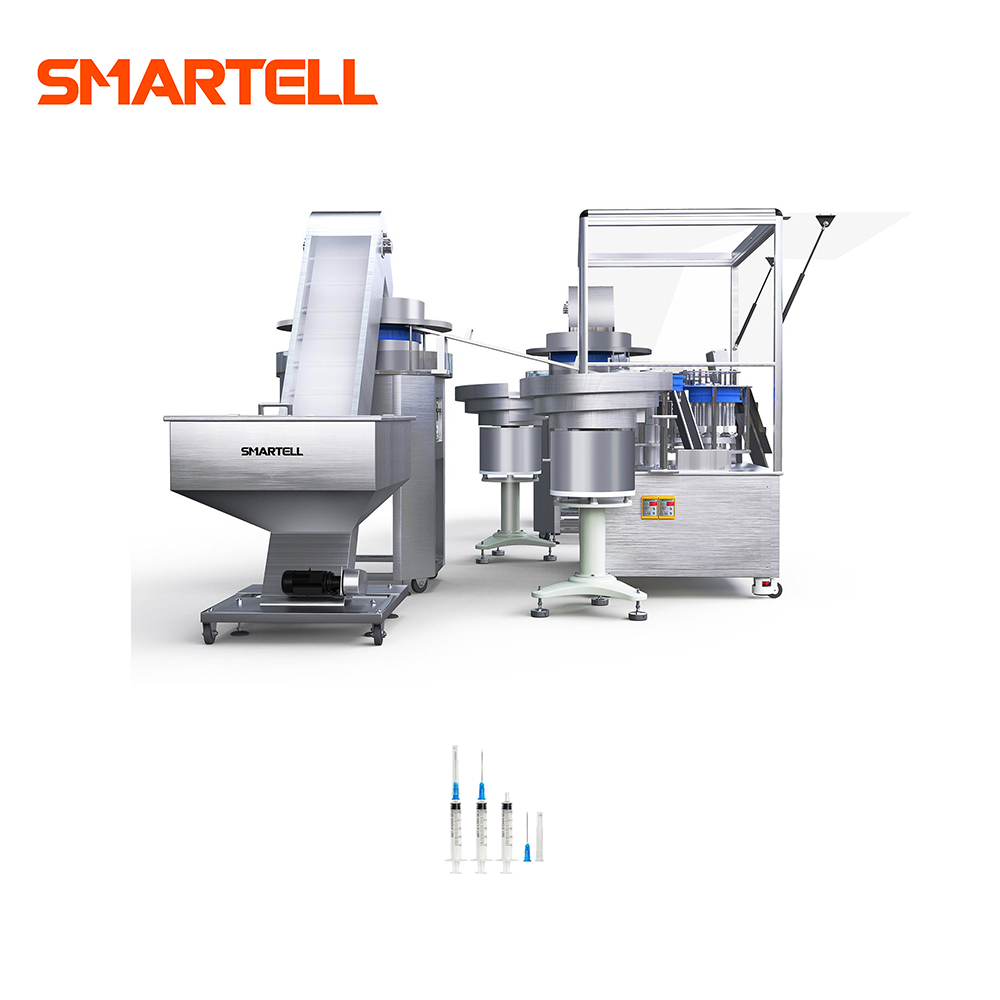 Machine d'assemblage automatique de seringue à grande vitesse de 1 ml 3 ml 5 ml 10 ml 20 ml 50 ml 60 ml