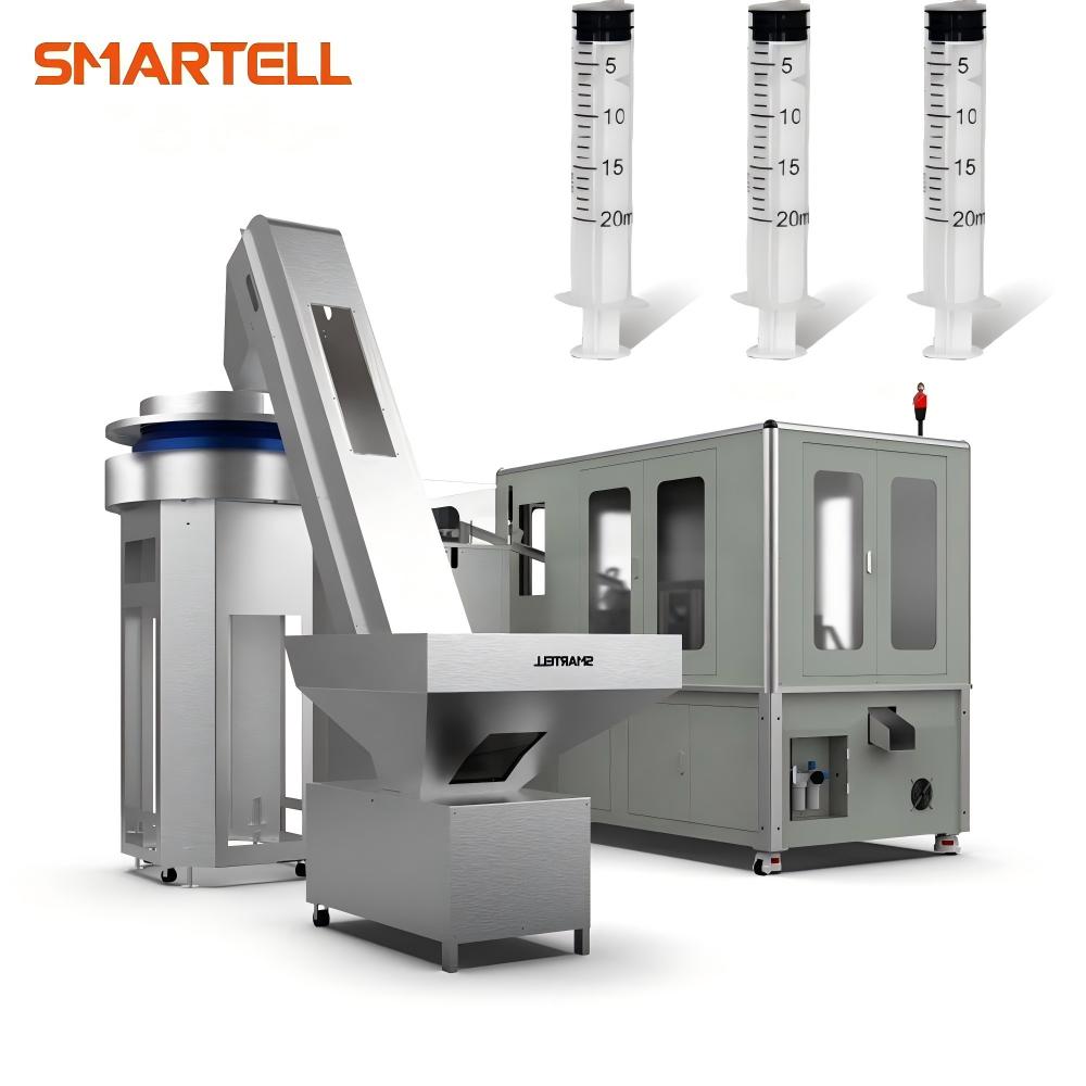 Machine de tampographie de précision à grande vitesse, pour barils de seringues jetables de 5ml, produit d'équipement industriel