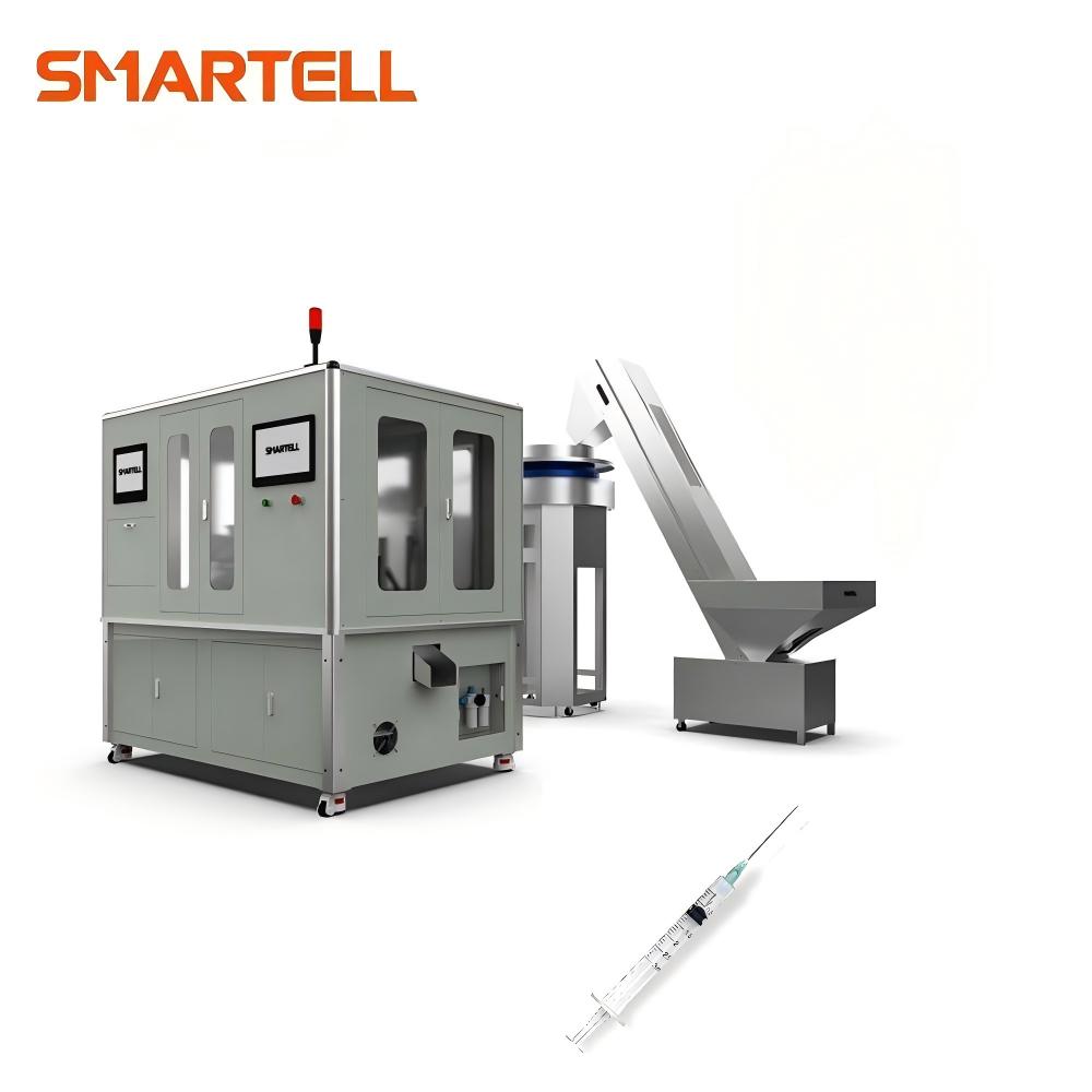 Machine d'impression du tampon rotatif industriel pour baril à seringue jetable 3 ml (haute précision)