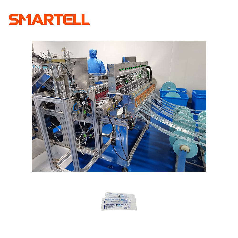 Machine automatique d'emballage et de scellage de sacs PE, modèle personnalisé par le client, SMT-4001