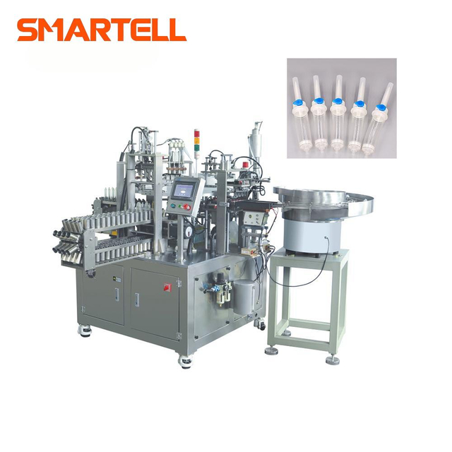 Perfusion Set Production Line Machine d'assemblage de chambre à goutte automatique automatique
