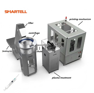 Machine d'impression de tampons rotatifs à seringue jetable 3 ml