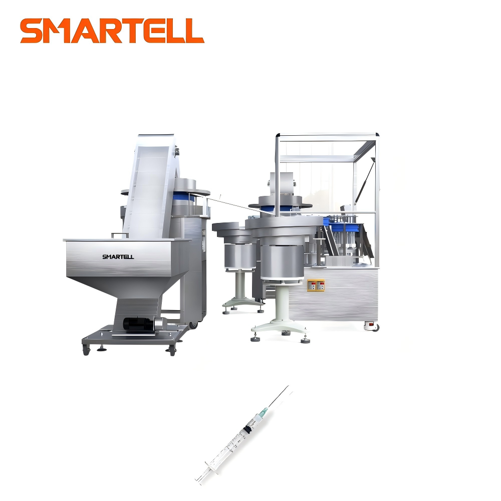 Ligne de production d'usine médicale Nouvelle machine à assemblage de seringue jetable 3 ml automatique