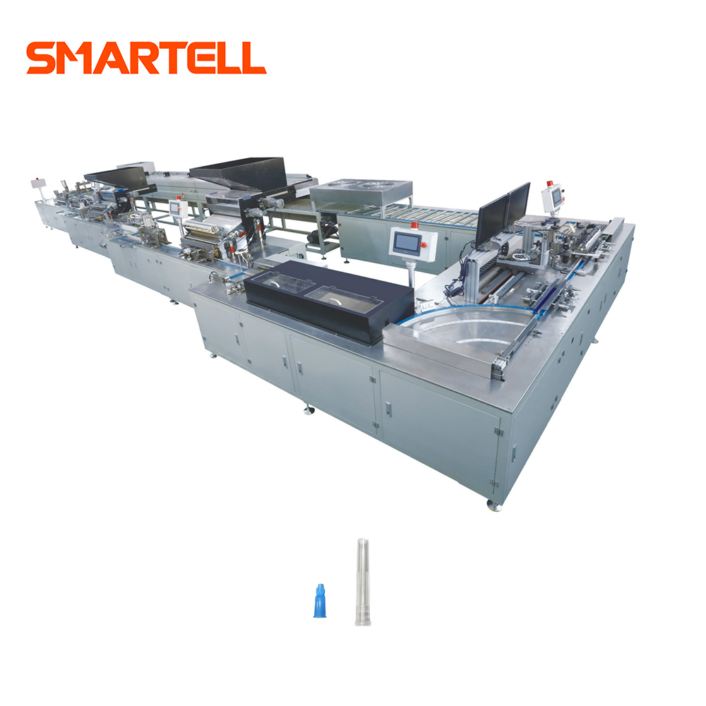 Machine de fabrication et d'assemblage d'aiguilles de seringue hypodermique