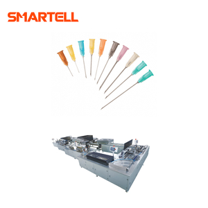 Machine d'assemblage SMT-3104, capuchon d'aiguille régulier/Tube en acier teinté/moyeu, trois pièces assemblées