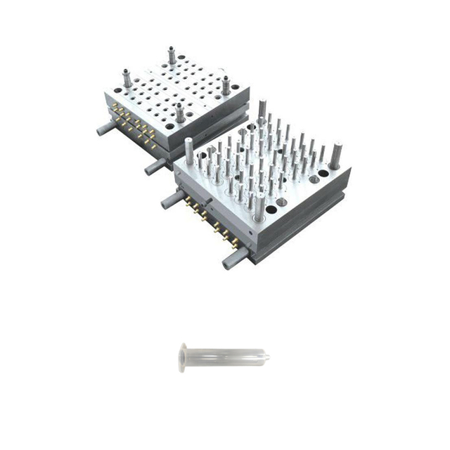 Moule de support technique en ligne pour les composants du moule de seringue