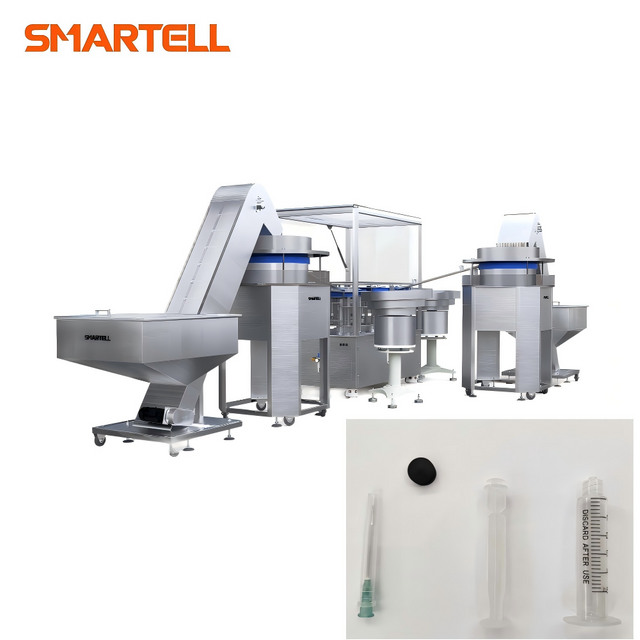 Machine d'assemblage de seringues jetables entièrement automatique sur mesure 1-60 ml 