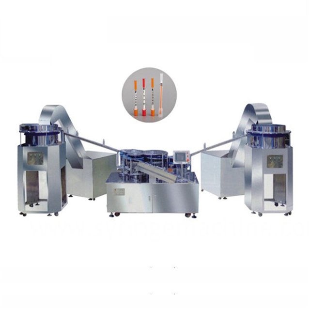 machine automatique 120pcs d'Assemblée de seringue à insuline de 0.5ml 1ml par minute