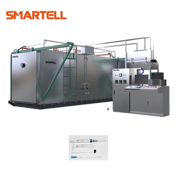 Machine de stérilisation à l'oxyde d'éthylène dédié à la ligne de production de seringue dédiée à 20 m.