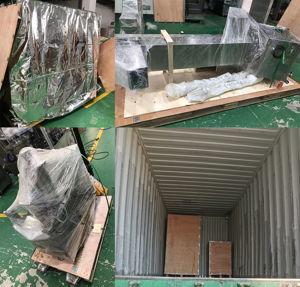 Arrangement d'expédition pour machine d'impression de tampons de baril de seringue de 50 ml