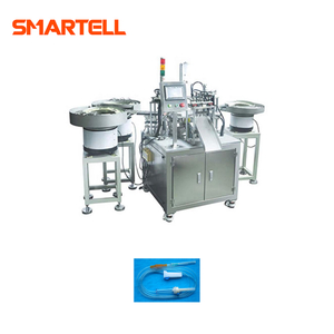 Machine d'assemblage de connecteurs en latex pour ensemble de perfusion dans la fabrication médicale