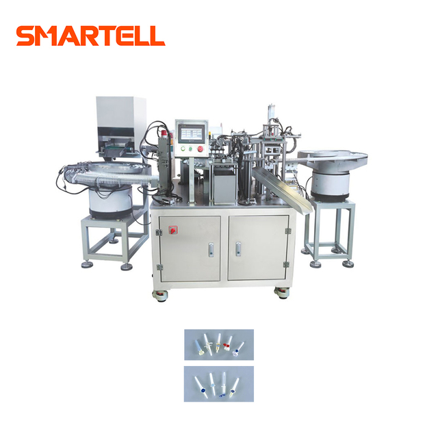 Machine d'assemblage d'aiguilles à pointes à grande vitesse Smartell pour la fabrication de pièces de kit de perfusion