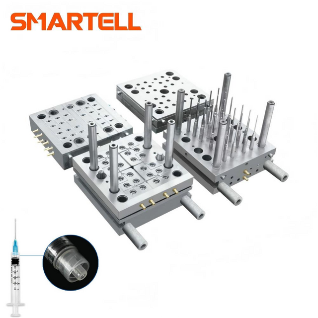 Ligne de production de seringues jetables Luer Lock de qualité médicale SMARTELL, garantie d'un an contrôlée par PLC