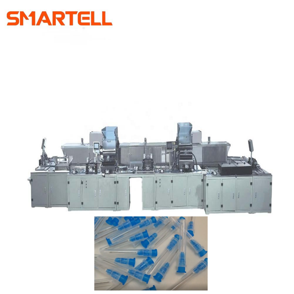 L'industrie médicale utilise une aiguille de seringue hypodermique contrôlée par PLC faisant une machine d'assemblage avec des composants de pompe à engrenages, garantie de 1 an