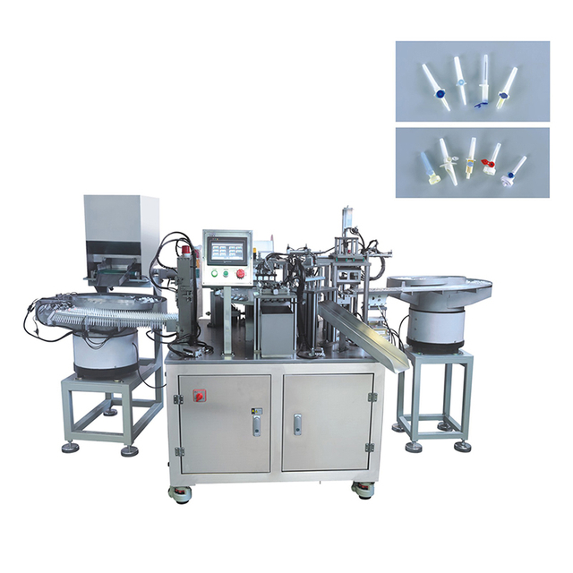 Machine d'assemblage d'aiguilles à pointes pour ligne de production de sets de perfusion