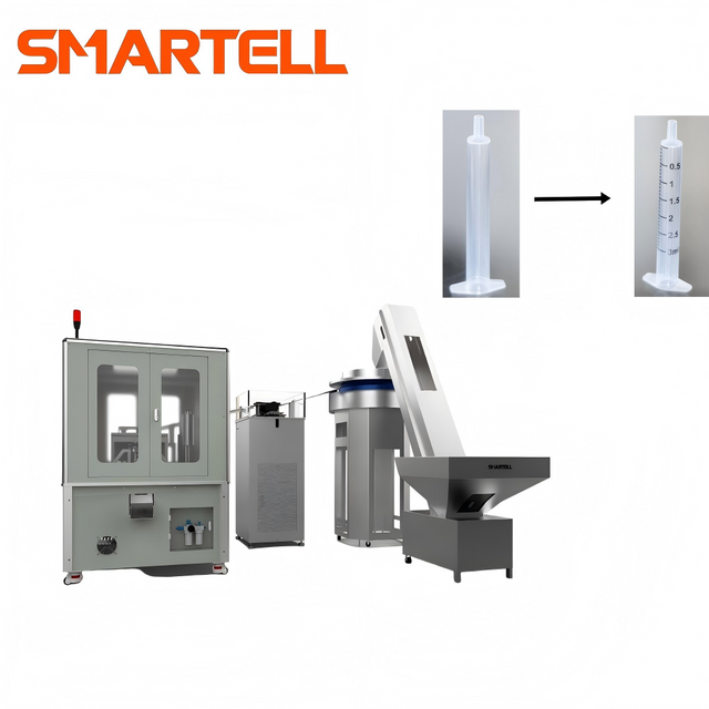Machine de tampographie de baril de seringue de production de seringues jetables médicales