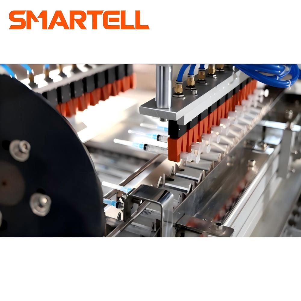 Machine d'emballage automatique de seringues sous blister souple pour chaîne de production de seringues jetables
