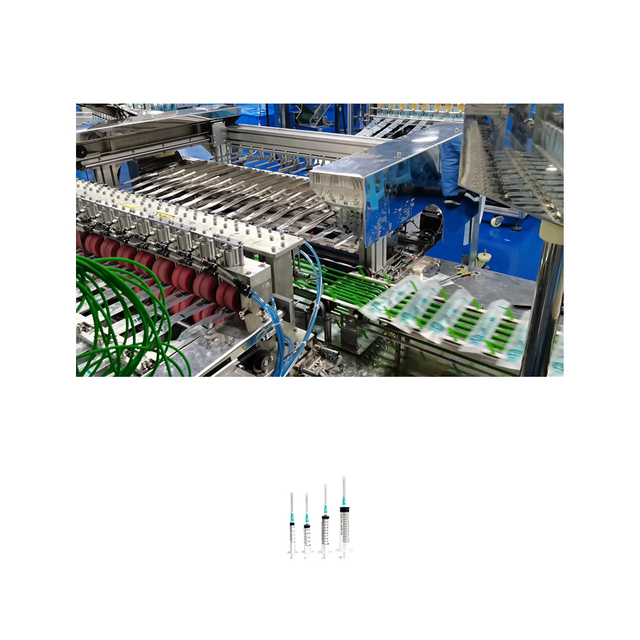 Machine à emballer de sac de PE de paquet de produit médical de seringue avec des accessoires