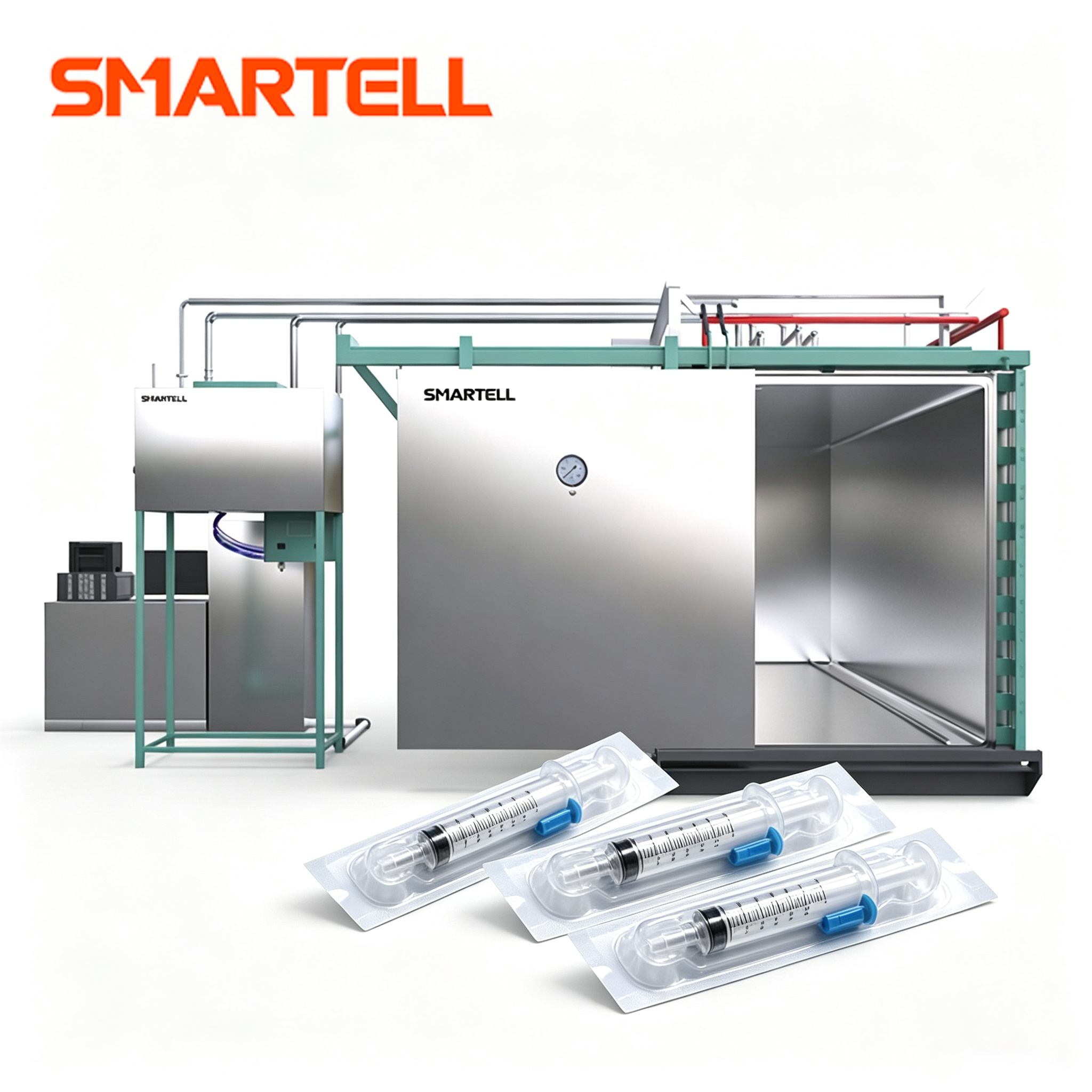 Configuration personnalisée SMT-5020 EO pour ligne de production de seringues, Machine de stérilisation à l'oxyde d'éthylène
