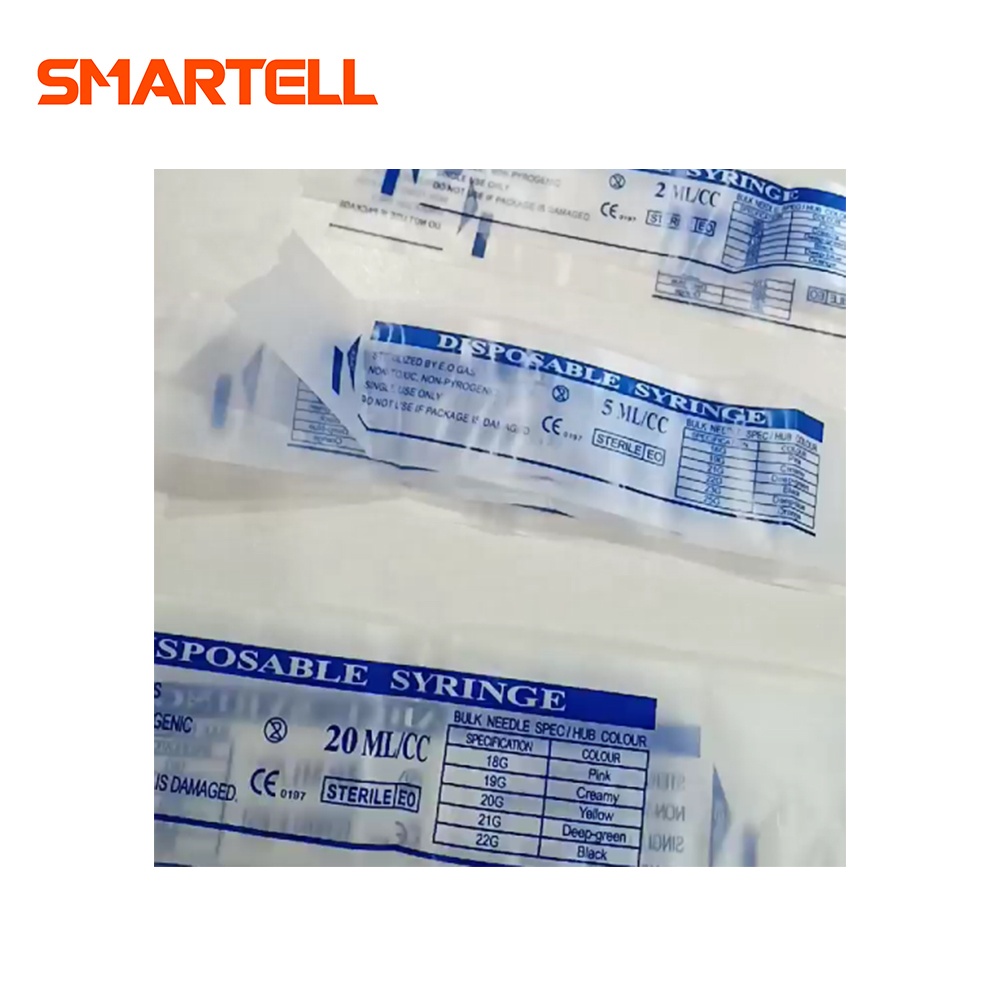 Machine d'emballage d'assemblage d'impression de seringue médicale SMARTELL