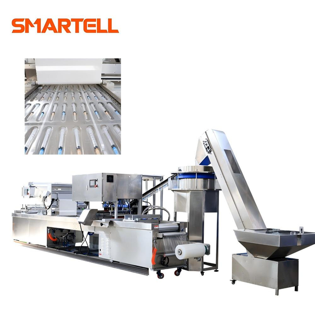 SMARTELL Machine d'emballage sous blister souple à haute productivité pour vaccins et seringues jetables, entièrement automatique