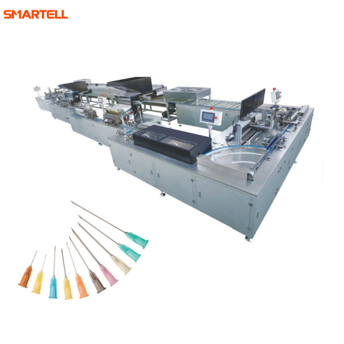 Chaîne de montage automatique à grande vitesse d'aiguille de double rangée de machine d'Assemblée d'aiguille