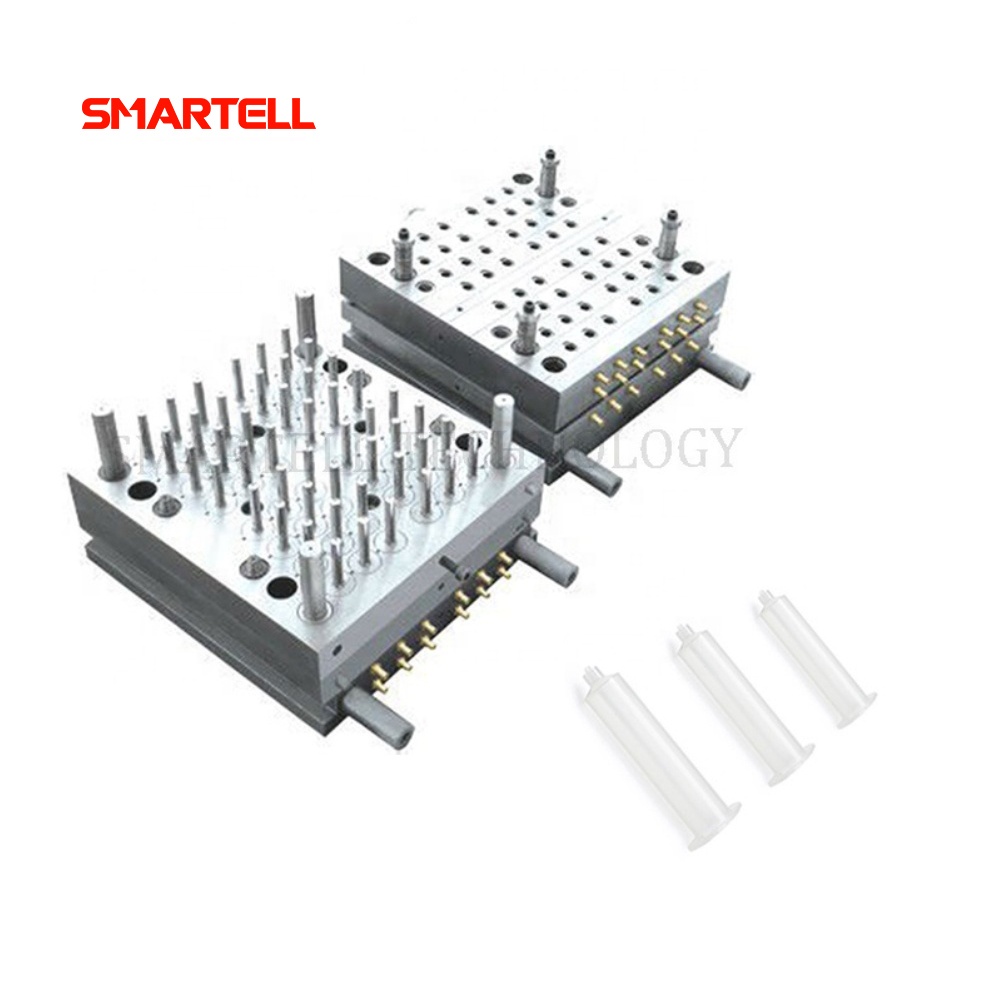 Moule médical à 16 cavités pour baril de seringue Luer Slip de 1 ml