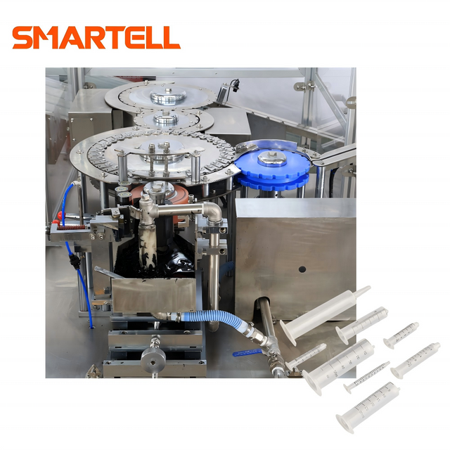 Machine d'impression automatique de cylindre en plastique médical d'imprimante de baril de seringue à grande vitesse de contrôle de PLC