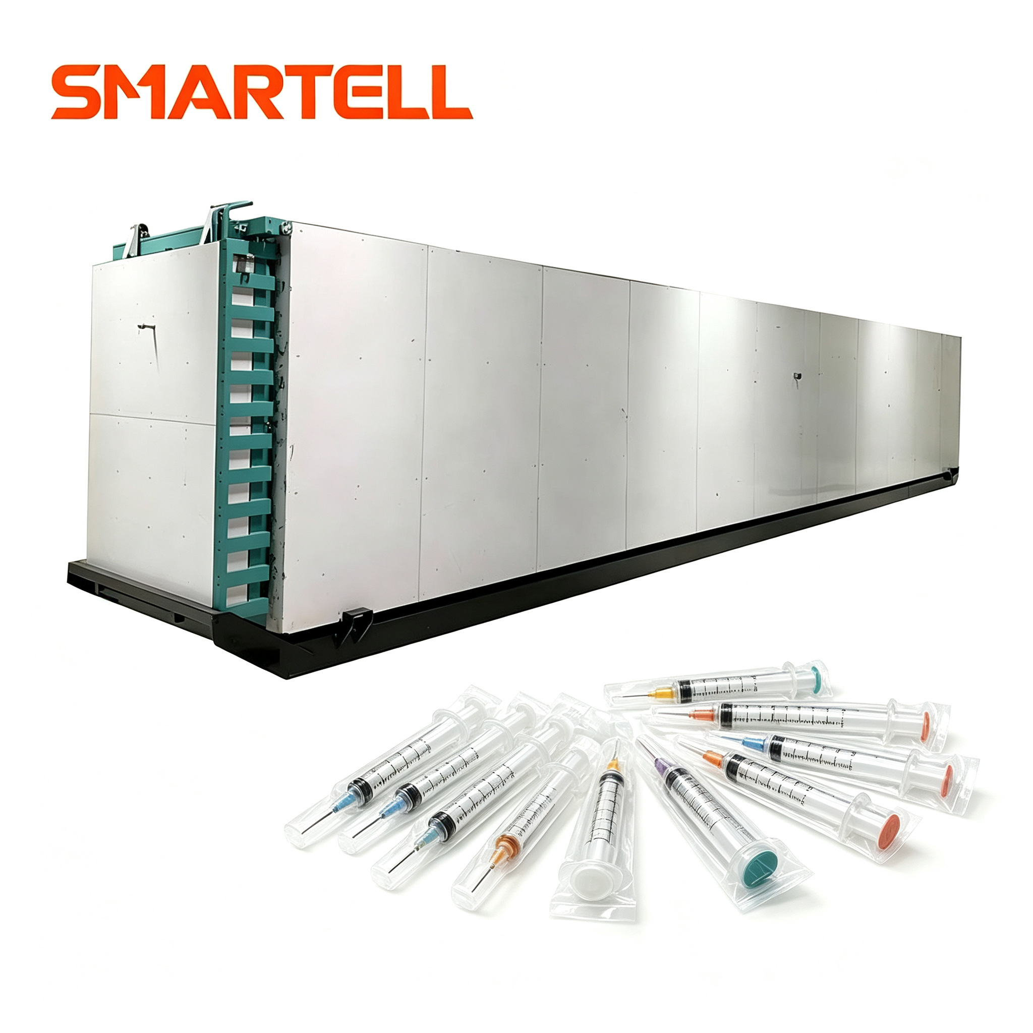 Configuration personnalisée SMT-5020 EO pour ligne de production de seringues, Machine de stérilisation à l'oxyde d'éthylène