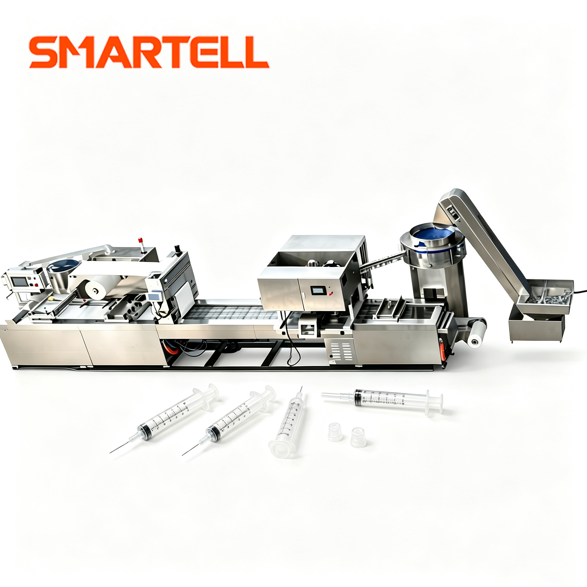 Ensemble de perfusion de seringue entièrement automatique, machine d'emballage sous blister pour consommables médicaux jetables