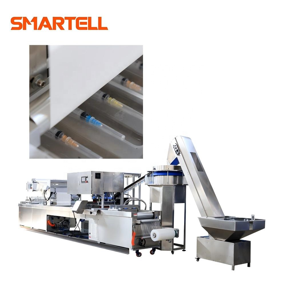 Machine d'emballage sous blister souple pour seringues SMARTELL SMT‑4420, application médicale, facile à utiliser et productivité élevée