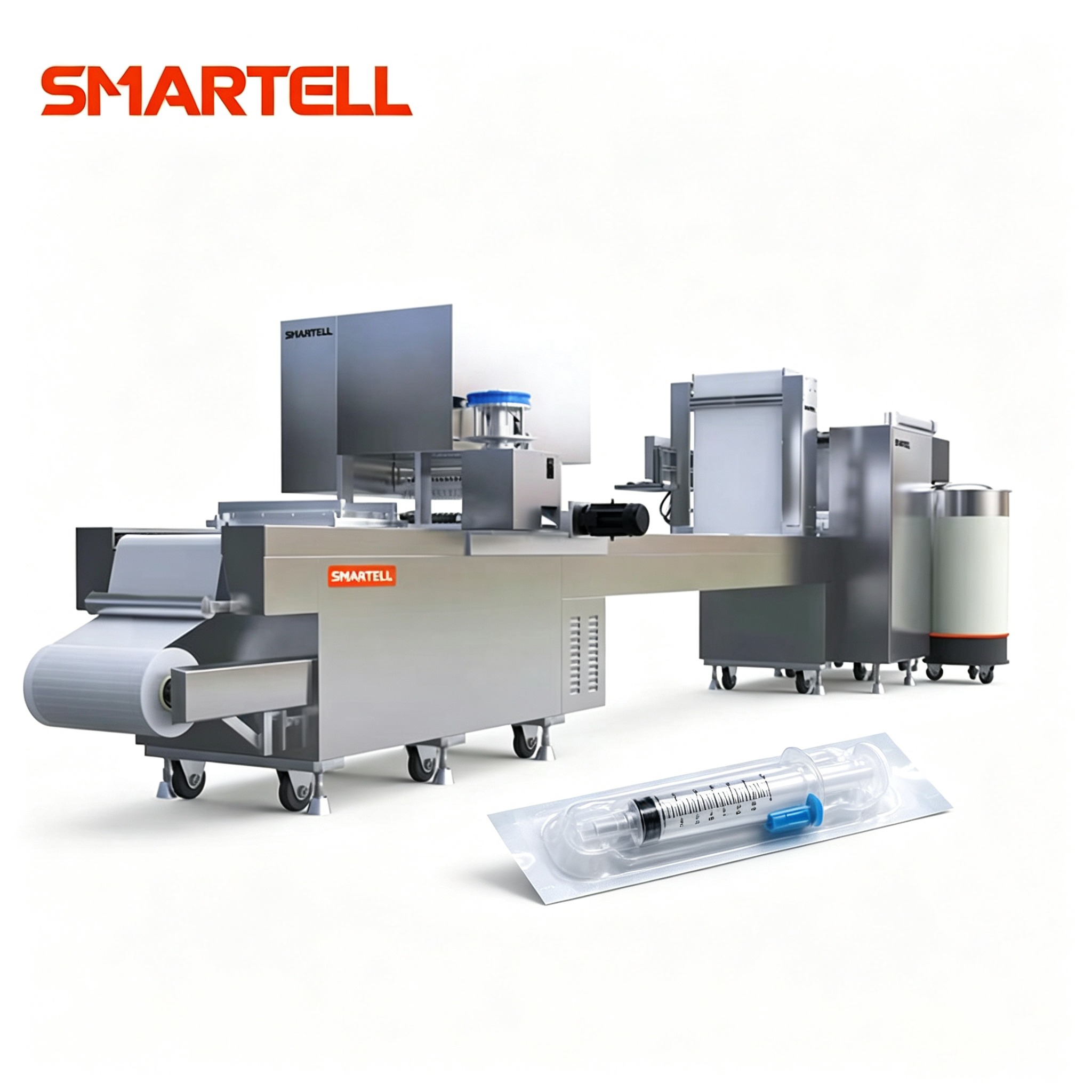 Ensemble de perfusion de seringue entièrement automatique, machine d'emballage sous blister pour consommables médicaux jetables