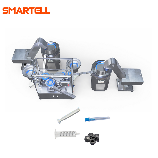 Chaîne de production de seringues jetables Chaîne de montage automatique de seringues avec système de contrôle PLC