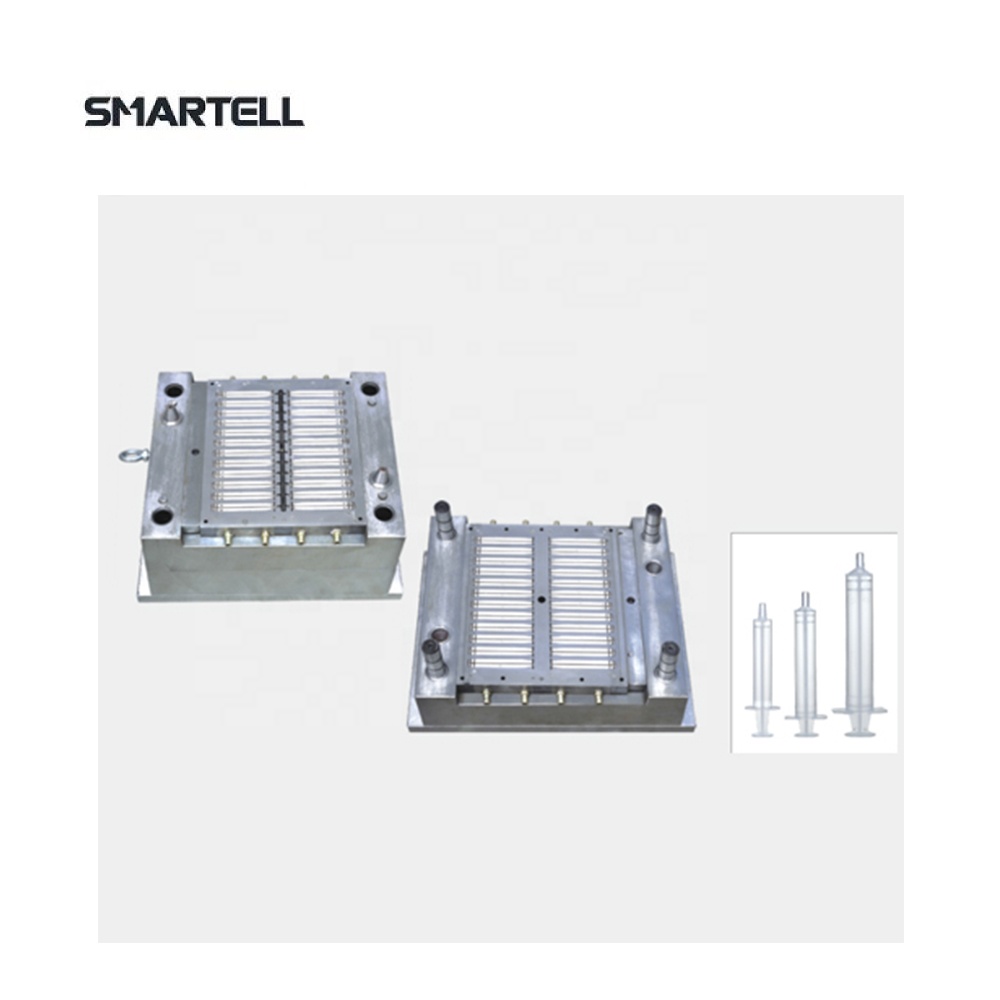 Moule médical à 16 cavités pour baril de seringue Luer Slip de 1 ml