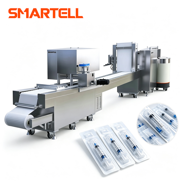 Ensemble de perfusion de seringue entièrement automatique, machine d'emballage sous blister pour consommables médicaux jetables