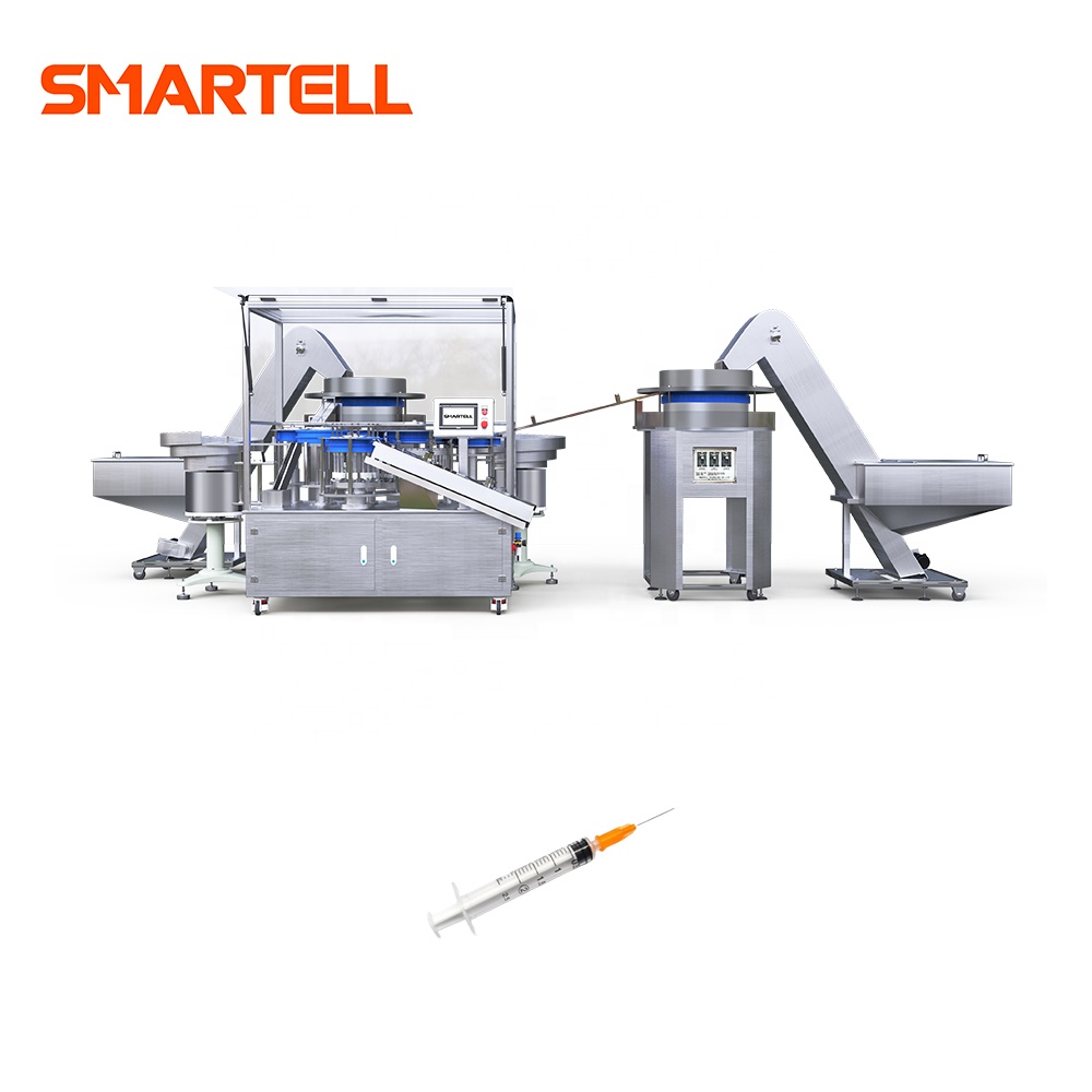 Machine complète automatique d'équipement de production de seringues jetables