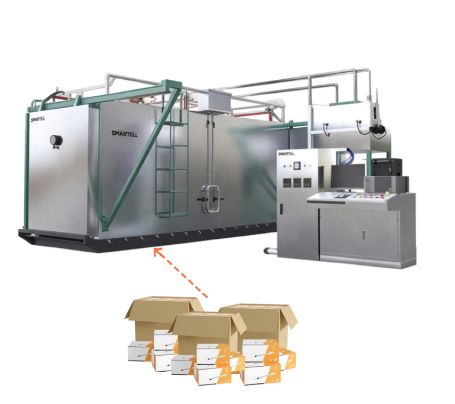 Stérilisateur industriel automatique médical de gaz d'EO de 10CBM pour la machine de stérilisation d'ETO d'utilisation d'usine de consommables médicaux